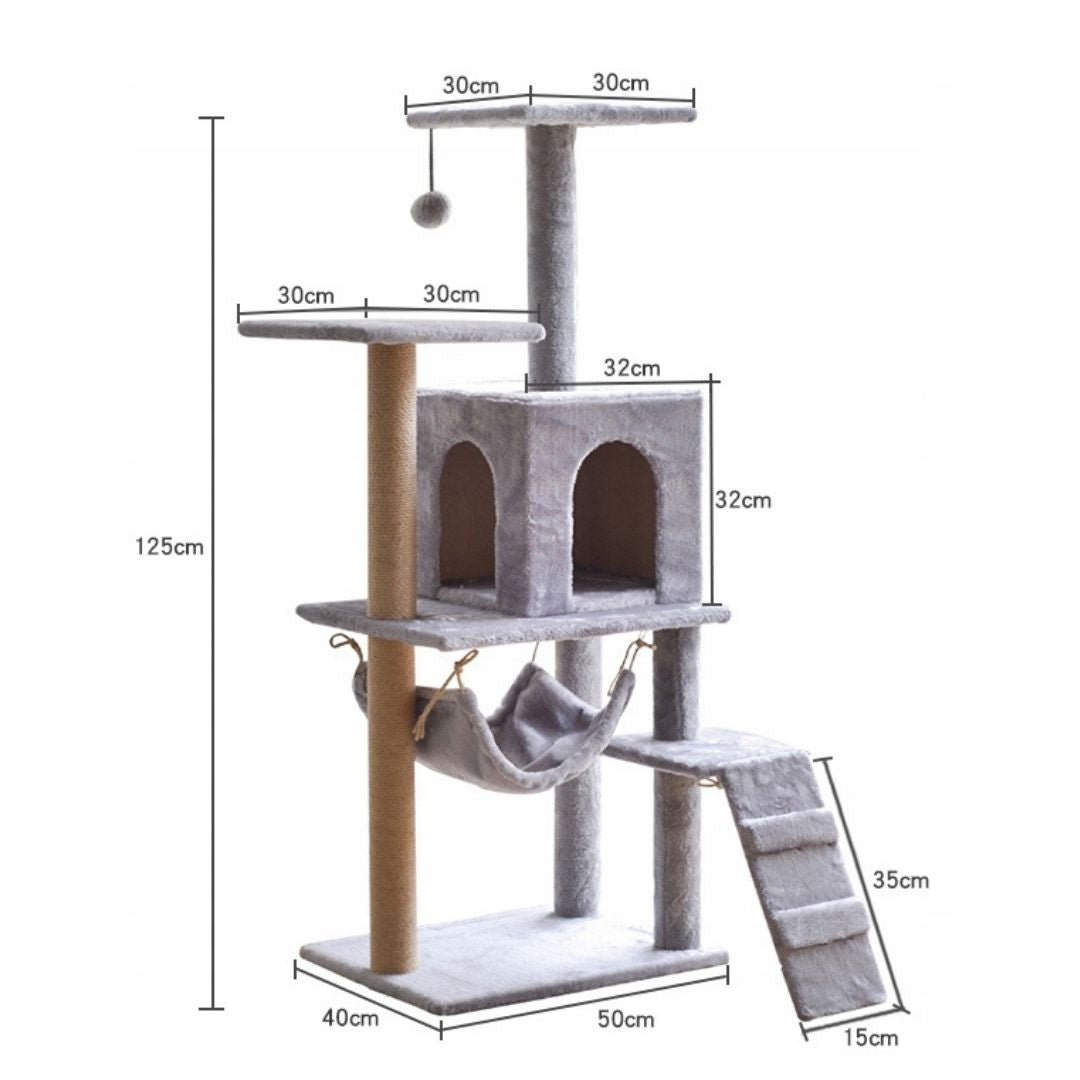 Cat Climbing Tower M2