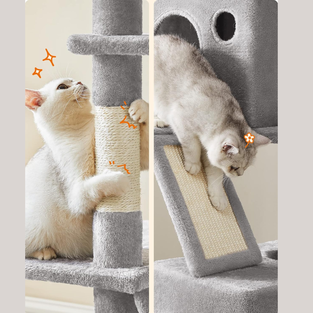 Cat Climbing Tower Model 24 Light Grey