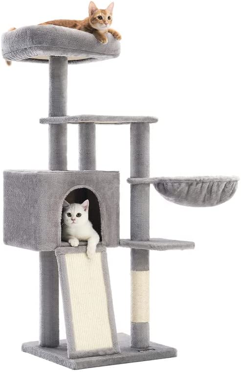 Cat Climbing Tower M16; 135cm - Light Grey