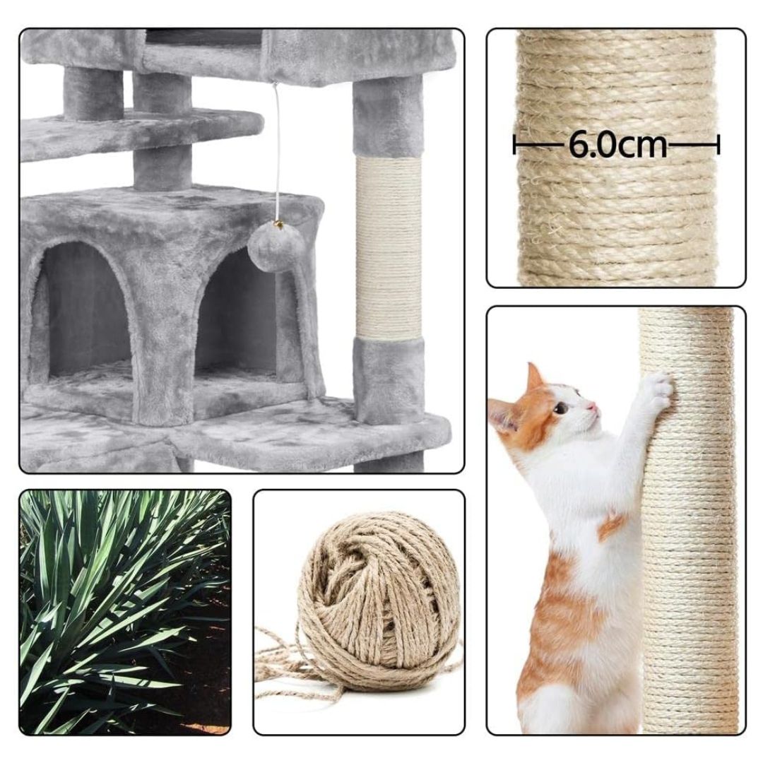 Cat Climbing Tower M3 - Silver Grey