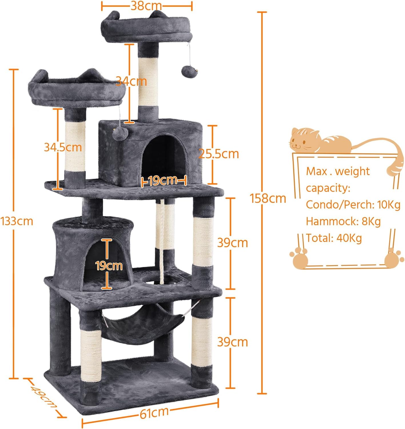 Cat Climbing Tower Model 20