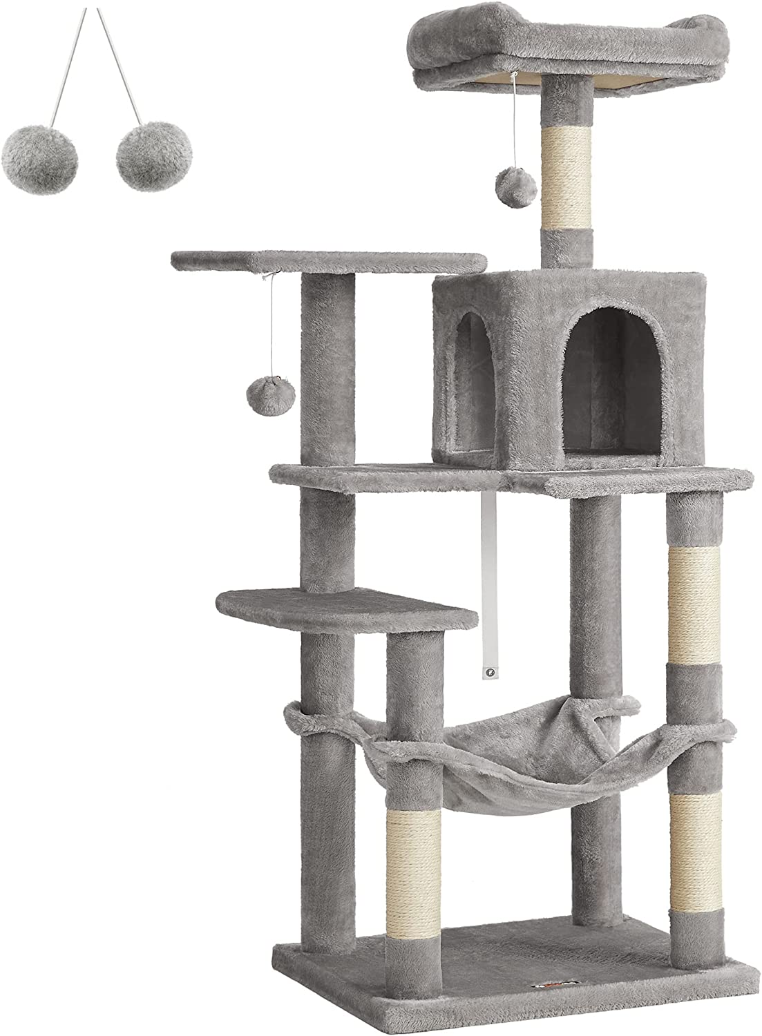 Cat Climbing Tower M15; 143cm - Light Grey