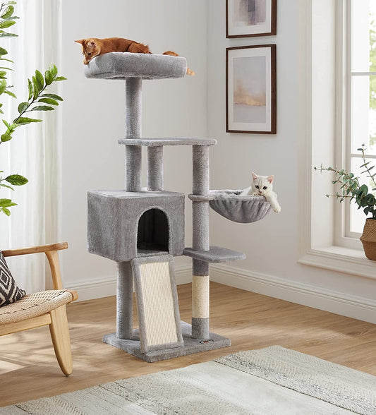 Cat Climbing Tower M16; 135cm - Light Grey