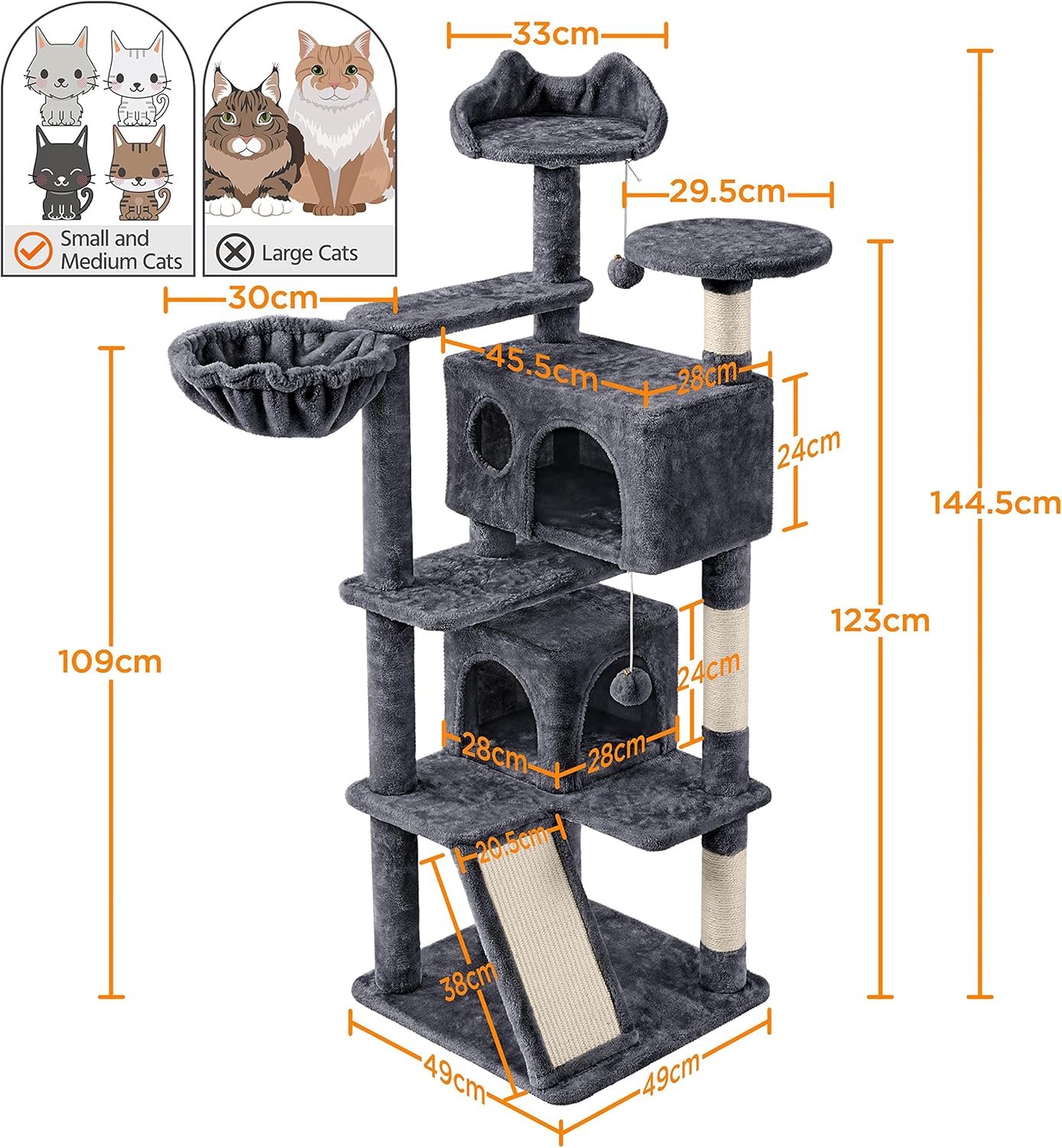 Cat Climbing Tower Model 21