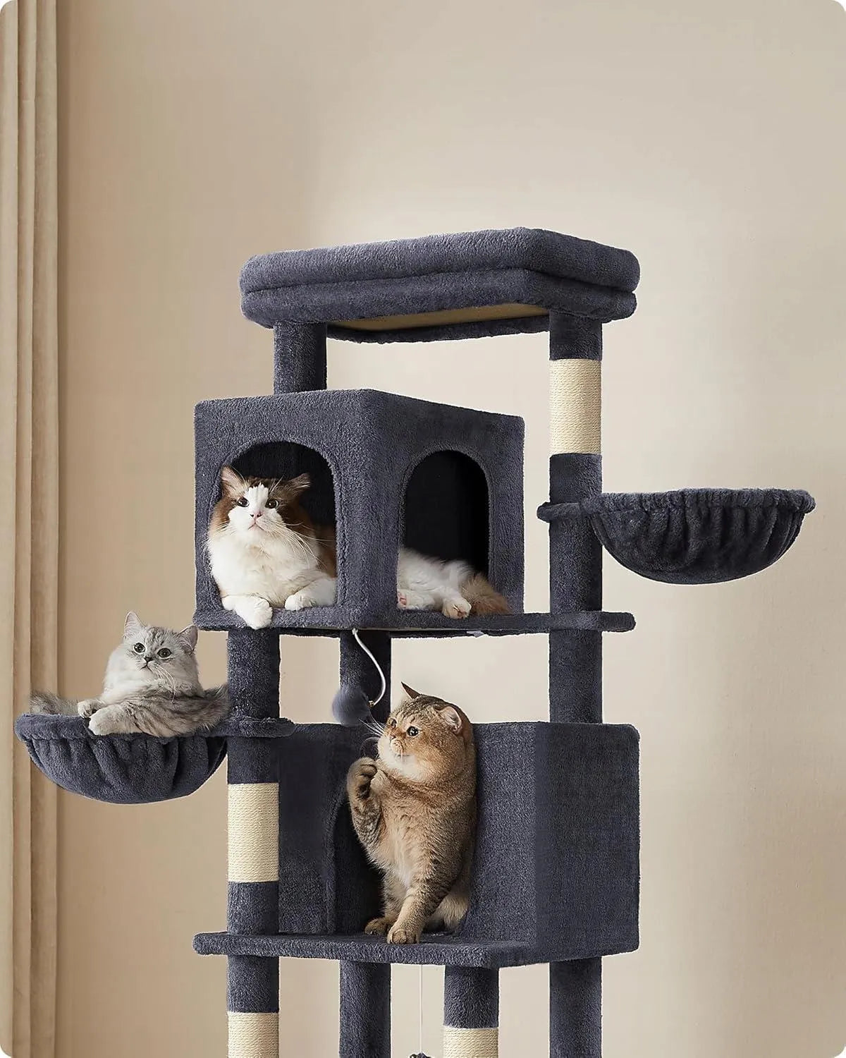 Cat Climbing Tower Model 22 - D.Grey