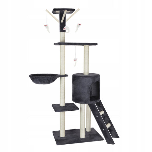 Cat Climbing Tower M1; 140cm - Dark Grey