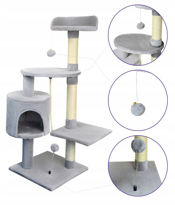 Cat Tower M11 Ash Grey