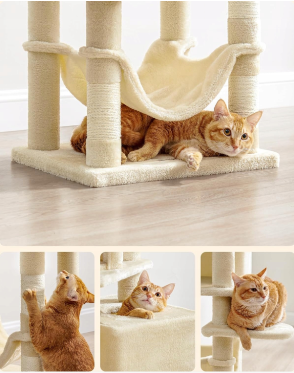 Cat Climbing Tower Model 18 BEIGE