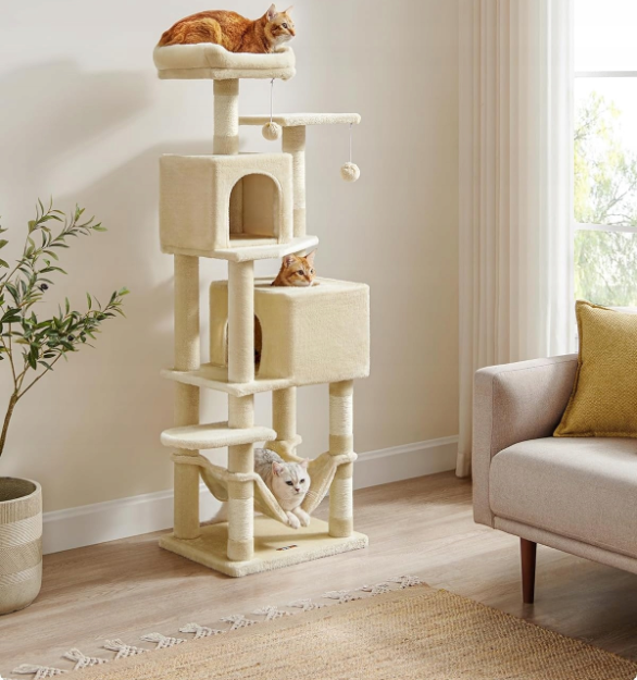 Cat Climbing Tower Model 18 BEIGE